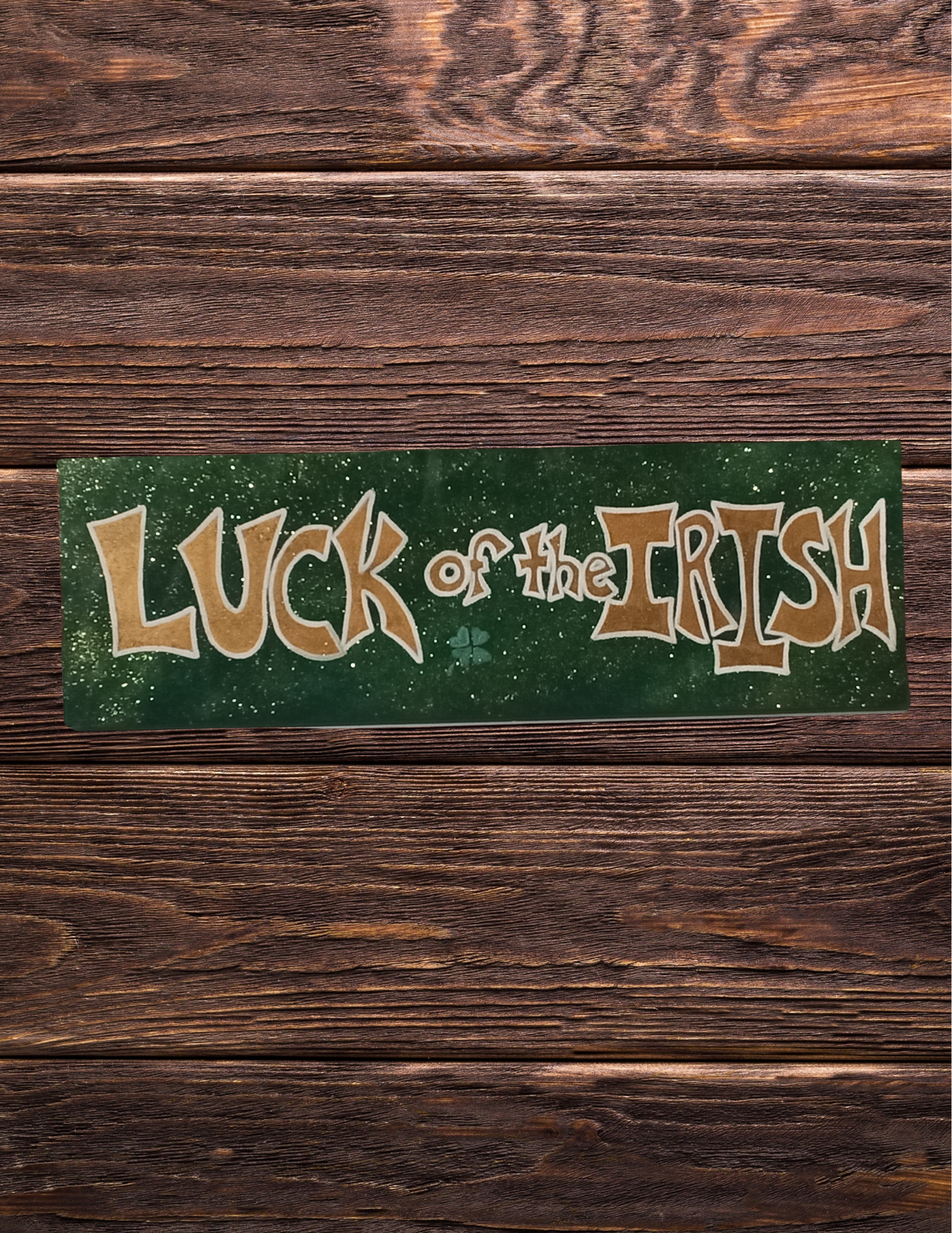 Handmade “Luck of the Irish” Glitter Wall Art – St. Patrick’s Day Decoration