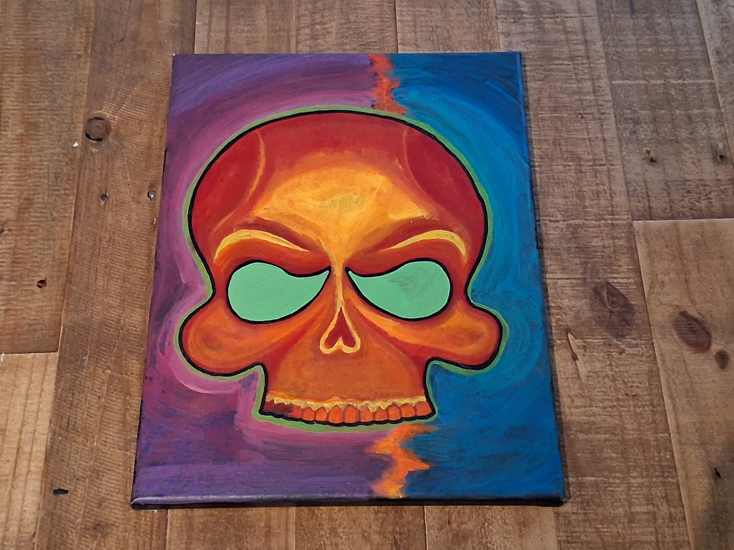 Handmade Skull Wall Art – Original by Huh? What’s That?